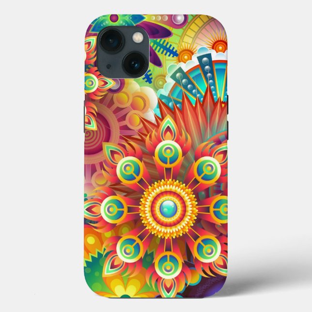 Vibrant Abstract Case-Mate iPhone Case (Back)