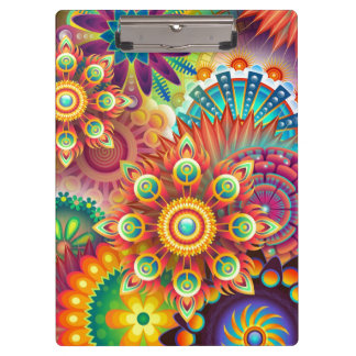 Vibrant Abstract Clipboard