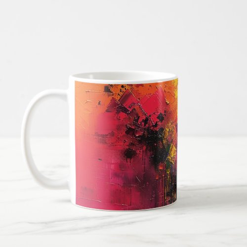 Vibrant Abstract Color Coffee Mug