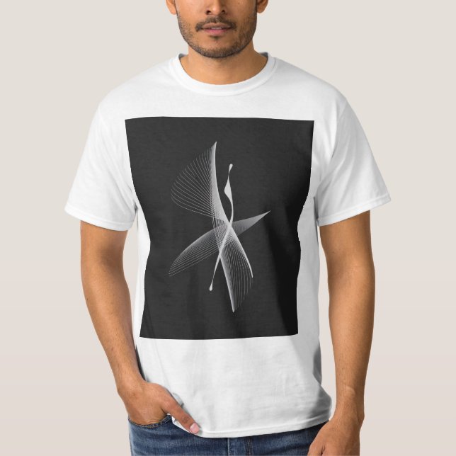 Vibrant Abstract Elements T-Shirt (Front)