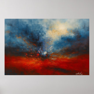 Vibrant Abstract Explosion Poster