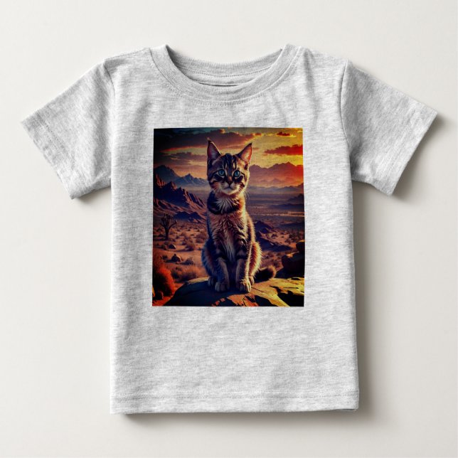 "Vibrant Abstract Explosion T-Shirt for Baby Boy" (Front)