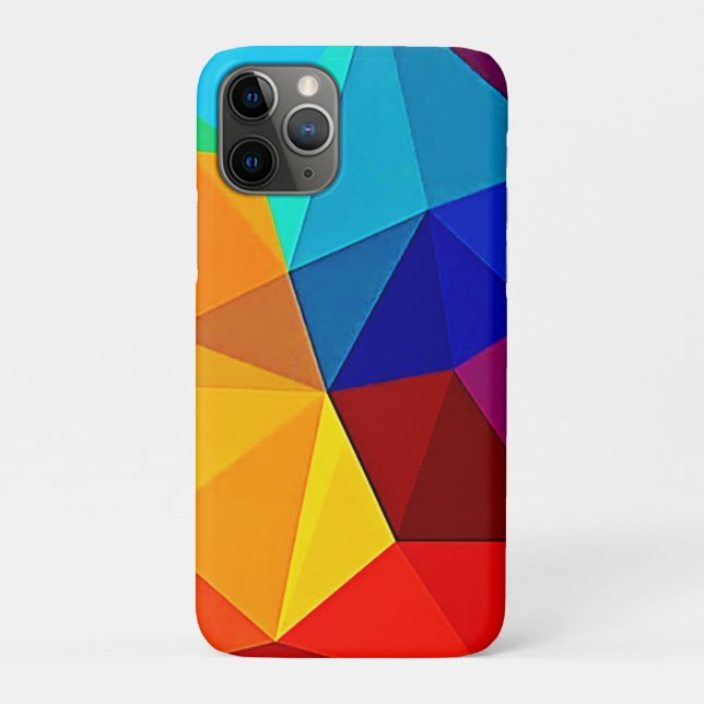 Vibrant Abstract Geometric Flow Design Case-Mate iPhone Case (Back)