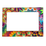 Vibrant Abstract Magnetic Frame at Zazzle