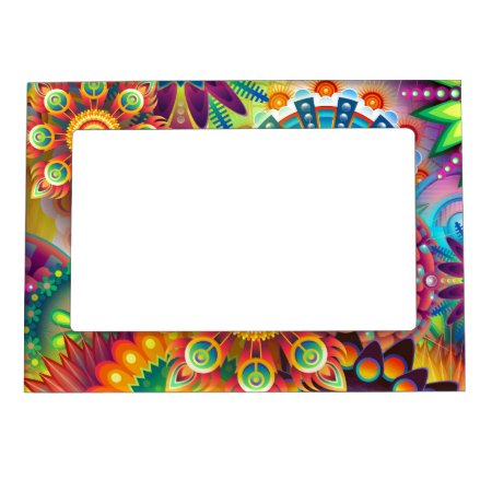 Vibrant Abstract Magnetic Frame