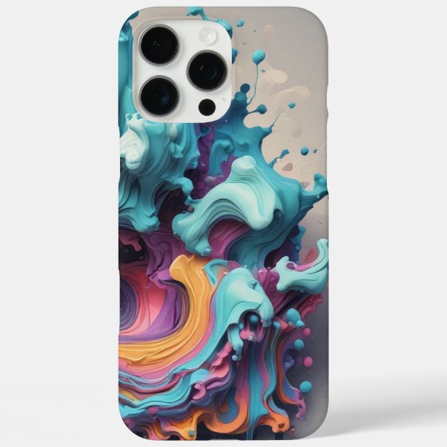 Vibrant Abstract : Make Your Phone a Work of Art Case-Mate iPhone Case (Back)