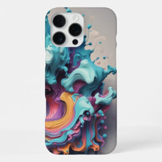 Vibrant Abstract : Make Your Phone a Work of Art iPhone 16 Pro Max Case