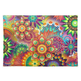 Vibrant Abstract Placemat