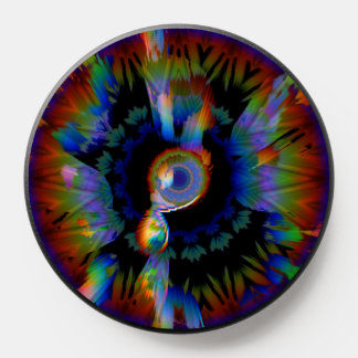Vibrant Abstract Rainbow Eye PopSocket