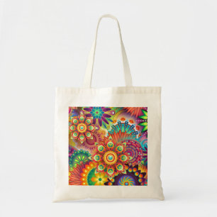 Vibrant Abstract Tote Bag