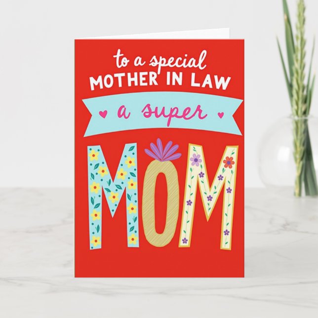 Vibrant Affection Mothers Day Card (Front)