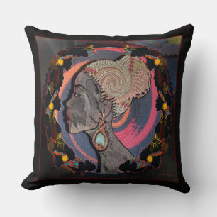 Vibrant Africa Throw Pillow