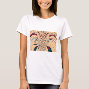 Vibrant African Kaleidoscope: A Peachy Delight T-Shirt