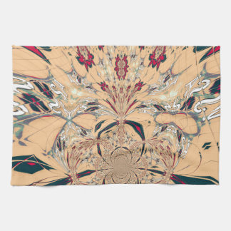 Vibrant African Kaleidoscope: A Peachy Delight Towel