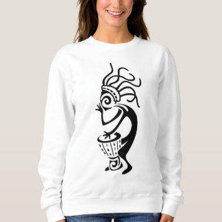 Vibrant African Tribal Art Dancers and Musicians T Sweatshirt