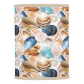 Vibrant All Over Seashells Patterned Lamp Shade (Back)