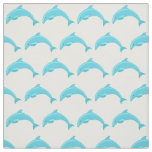 Vibrant and Cute Dolphin Pattern Fabric
