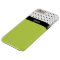 Vibrant Apple Green Black White Polka Dots Pattern