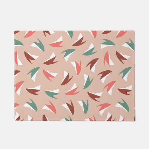 Vibrant Apple Slice Fruit Pattern Doormat