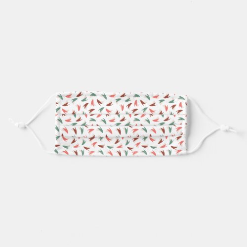 Vibrant Apple Slice Fruit Pattern II Adult Cloth Face Mask