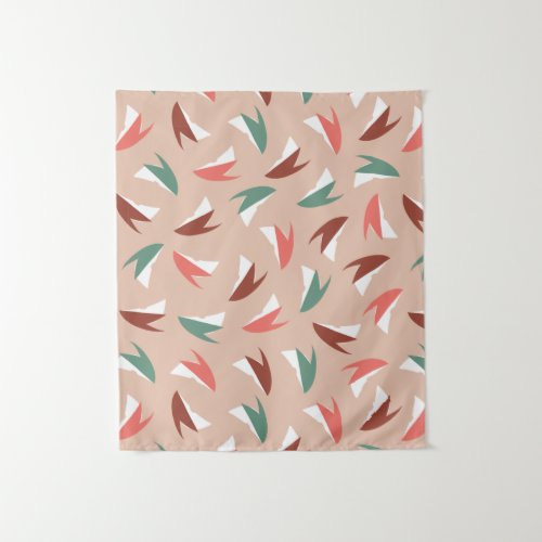 Vibrant Apple Slice Fruit Pattern Tapestry