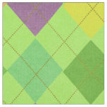 Vibrant Argyle Fabric