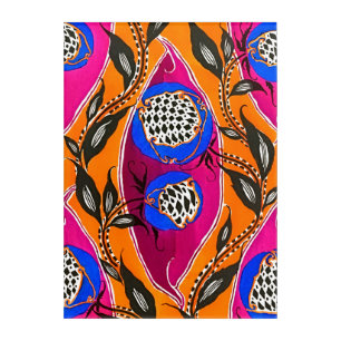 Vibrant Art Deco Bloom Acrylic Print