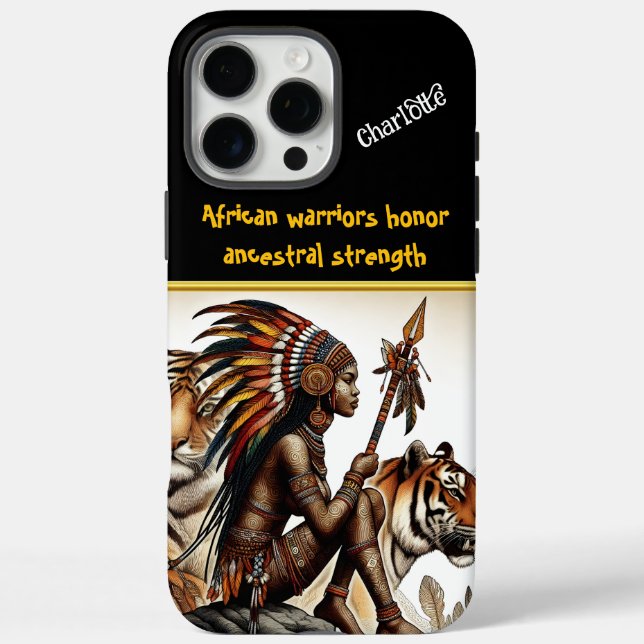 Vibrant art: sorceress with tigers Case-Mate iPhone case (Back)