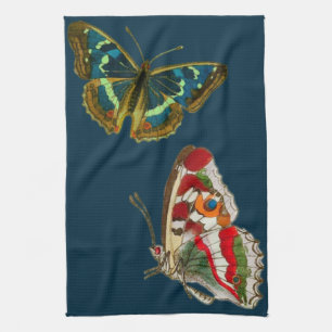 Vibrant Art - Watercolor Butterfly Kitchen Towel