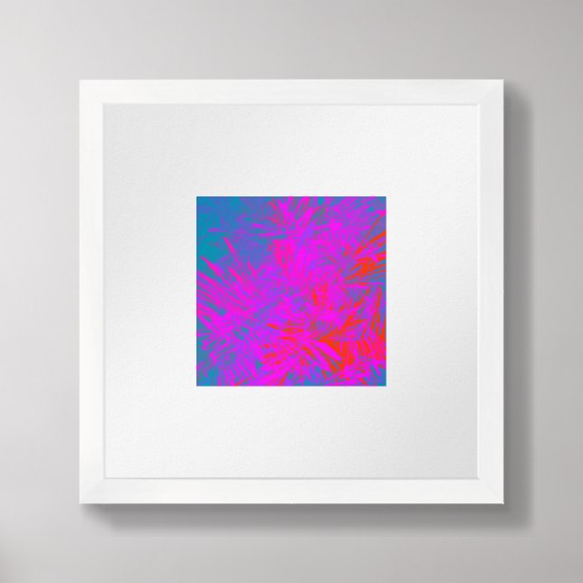 Vibrant Artistic Design Framed Art (Framed Front)