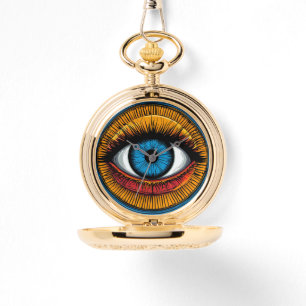 Vibrant Artistic evil Eye Design Watch