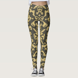 Vibrant Artistic Leggings - Elegant Seamless Patte