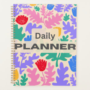 Vibrant Artistic Pattern Daily Organizer