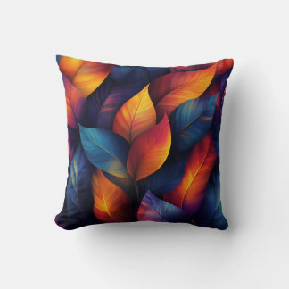 Vibrant Autumn Dreams Cushion - Colorful Nature-In