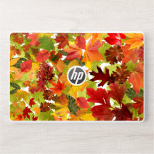 Vibrant Autumn Fall Leaves Collage