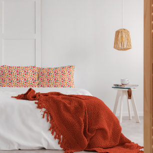 Vibrant Autumn Leaves Multi-Colored Pattern Pillow Case