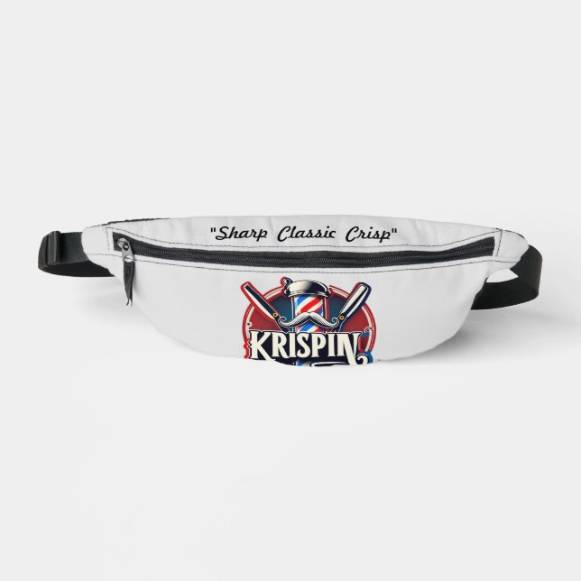 "Vibrant Barber Shop Branding" Fanny Pack (Front)