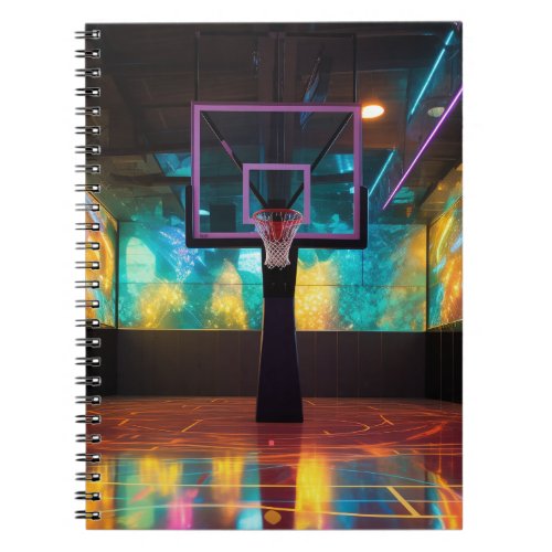 Vibrant Basketball Notebook