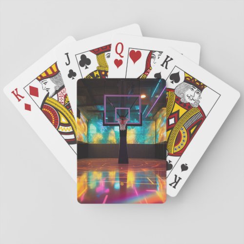 Vibrant  Basketball  Playing Cards