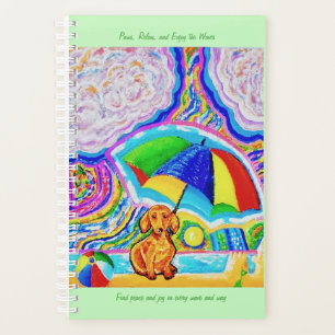 Vibrant Beach Dog Planner
