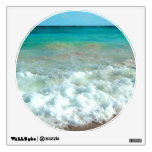 Vibrant Beach Watercolor Scene Wall Decal