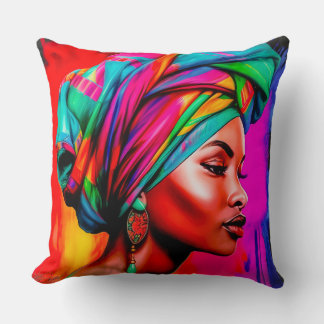 Vibrant Beauty Series 1 Throw Pillow