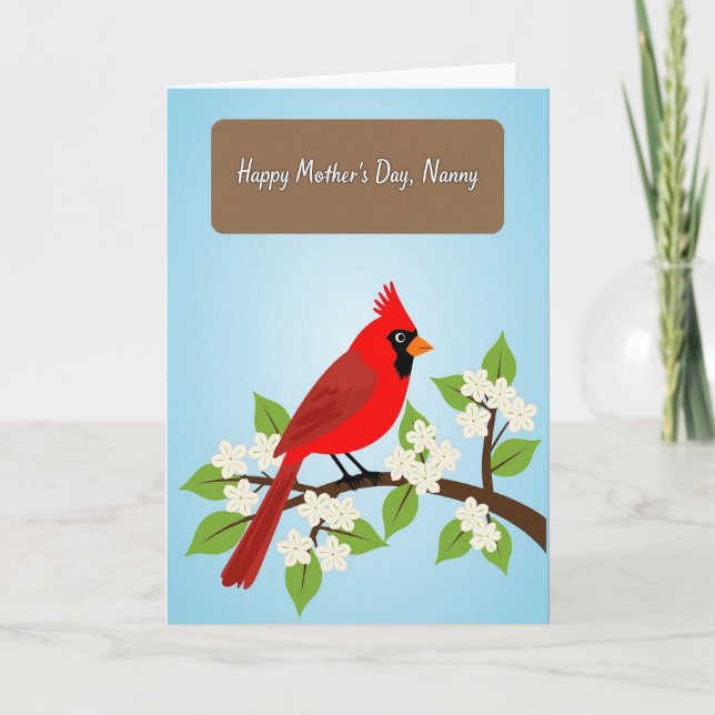 Vibrant Bird Mothers Day Card (Front)