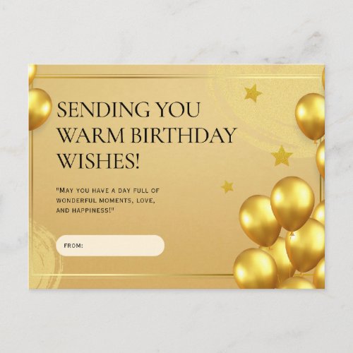 Vibrant Birthday Card