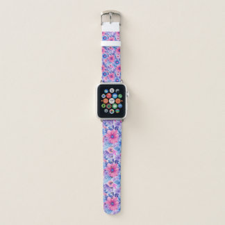 ⌚Vibrant Bisexual Pride Inspired Blooms🌈🌼 Apple Watch Band