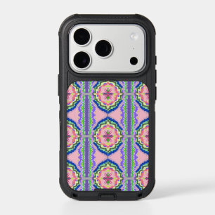 Vibrant Bloom Kaleidoscope: Pink & Emerald Mandala iPhone 17 Pro Case