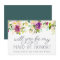 Vibrant Bloom | Will You Be My Maid of Honor Card