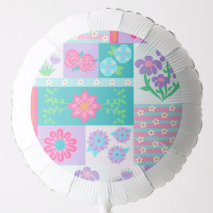 Vibrant Blooming Flowers Design Balloon
