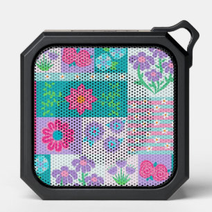Vibrant Blooming Flowers Design Bluetooth Speaker