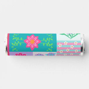 Vibrant Blooming Flowers Design Breath Savers® Mints